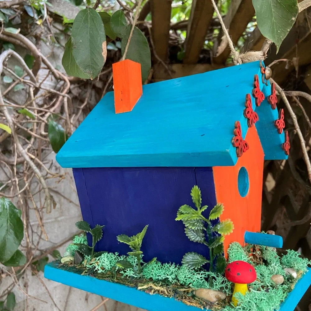 Colorful Butterfly Birdhouse